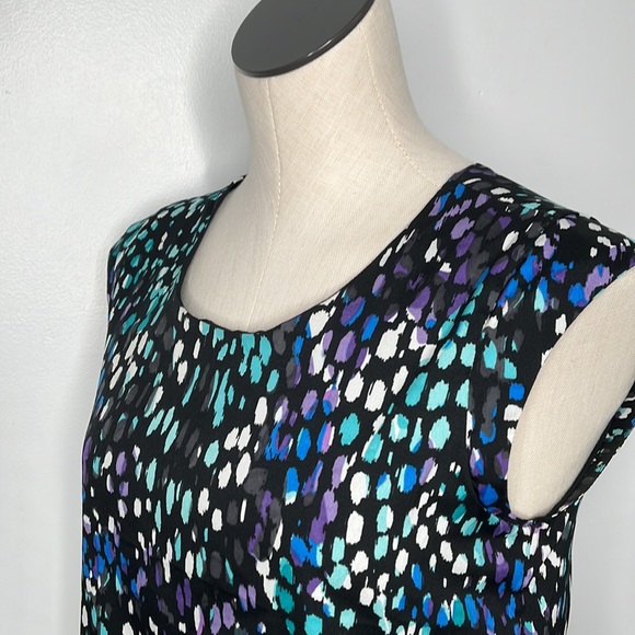 BANANA REPUBLIC SLEEVLESS MULTICOLOR OPEN BACK XS - Picture 3 of 11